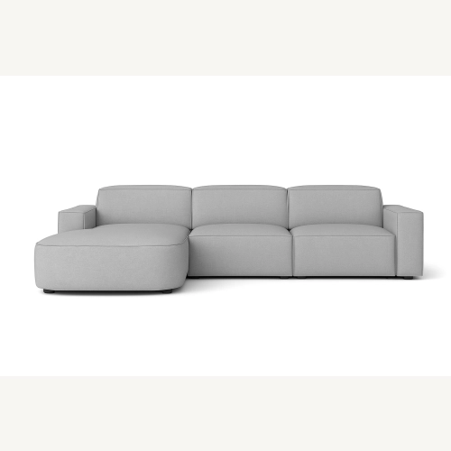 Olio Selezione Sofa w kształcie litery L Tkanina Raven 7